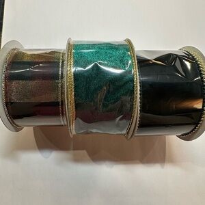 Set of Three Decorative Ribbons - Multicolor